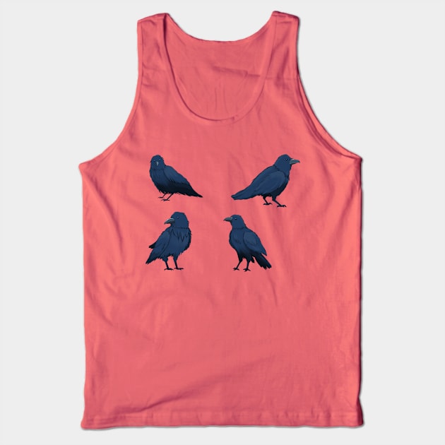 crows Tank Top by Dogfather